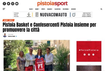 Pistoia Basket e Confesercenti Pistoia insieme – Pistoia Sport, 17 luglio 2019